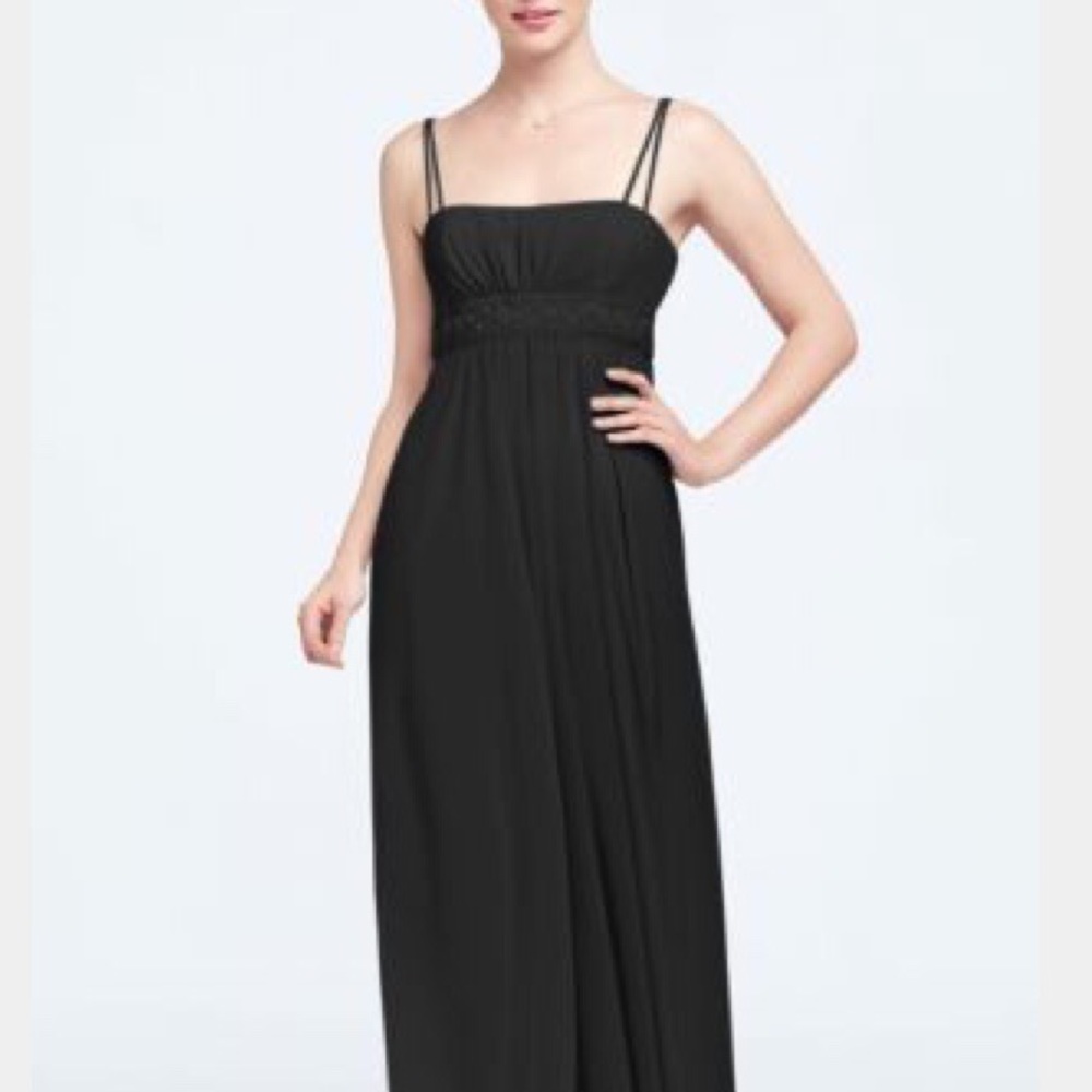 24w David’s Bridal Chiffon Bridesmaid Cruise Dress